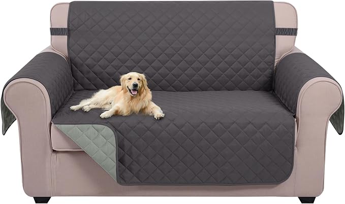 U-NICE HOME Loveseat Sofa Cover Reversible Couch Cover by U-NICEHOME