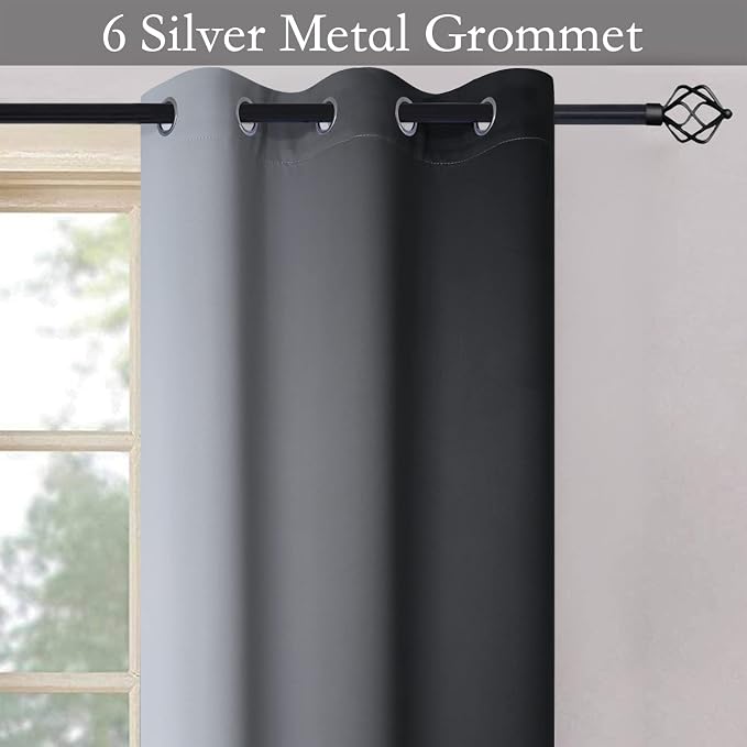 SimpleHome Ombre Room Darkening Curtains - Image 4