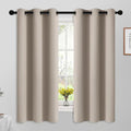 Yakamok Room Darkening Grommet Window Drapes Thermal Insulated Light Blocking by Yakamok
