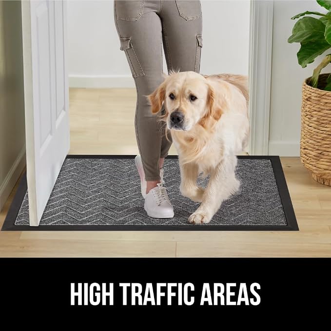 GORILLA GRIP 100% Waterproof All-Season WeatherMAX Doormat 35x23, US Designed - Image 6