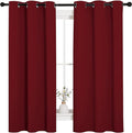 NICETOWN Holiday Christmas Decor Thermal Insulated Solid Grommet Blackout by NICETOWN