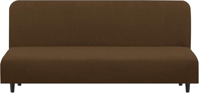 U-NICE HOME Stretch Futon Cover Armless Bed Slipcover by U-NICEHOME