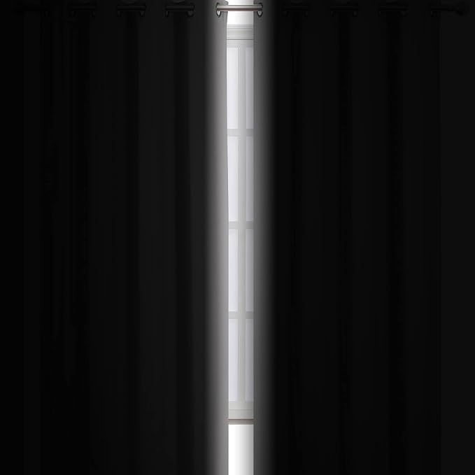 Light Grey Blackout Curtains 34 x 54 Inch Length/Set of 2 Curtain - Image 3