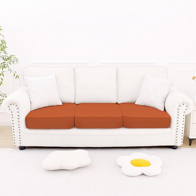 Smiry Printed Couch Cushion Covers, Stretch Soft Couch Covers - Image 5