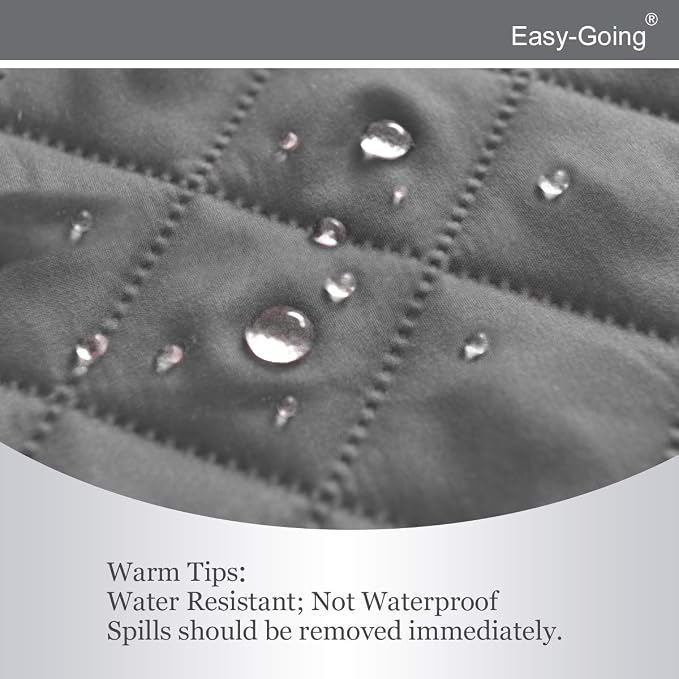 Easy-Going Reversible Couch Cover, Small Chair, Water Resistant Furniture Mat - Image 4
