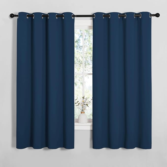 NICETOWN Bedroom Curtain Panels Blackout Draperies, Thermal Insulated Solid by NICETOWN