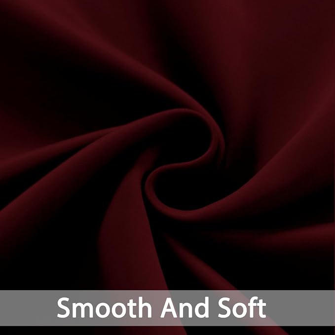 Yakamok Blackout Curtains for Bedroom, Thermal Insulated Blackout Window - Image 5
