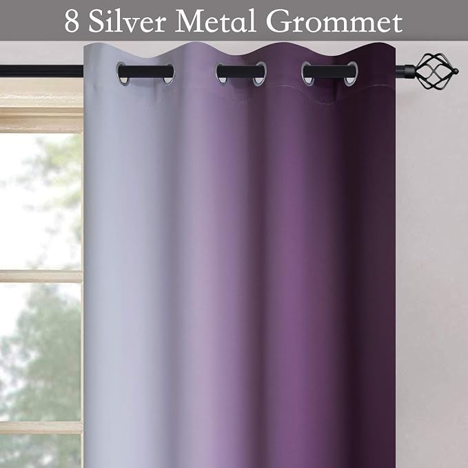 SimpleHome Ombre Room Darkening Curtains - Image 3