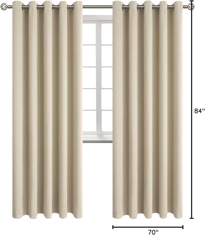 BGment Room Darkening Curtains 84 Inches Long - Image 9