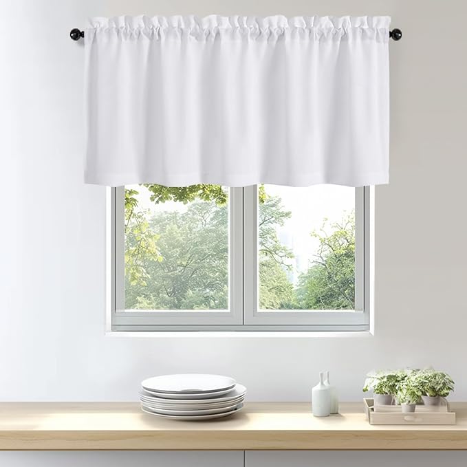 OWENIE Bob 1 PCS White Valances by OWENIE