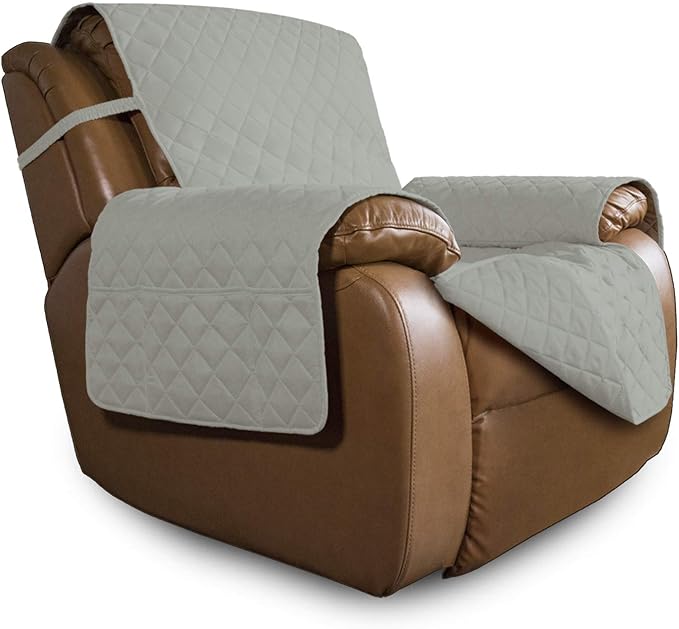 Easy-Going Oversized Recliner Chair Slipcover Reversible Sofa Cover Water by Easy-Going