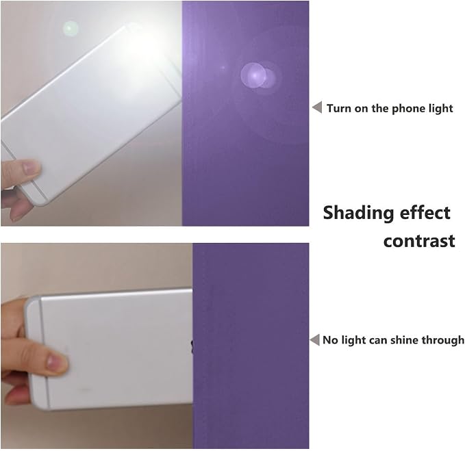 NICETOWN Lilac Purple Full Shade Curtain Panels, Pair of Energy Smart & Noise - Image 3