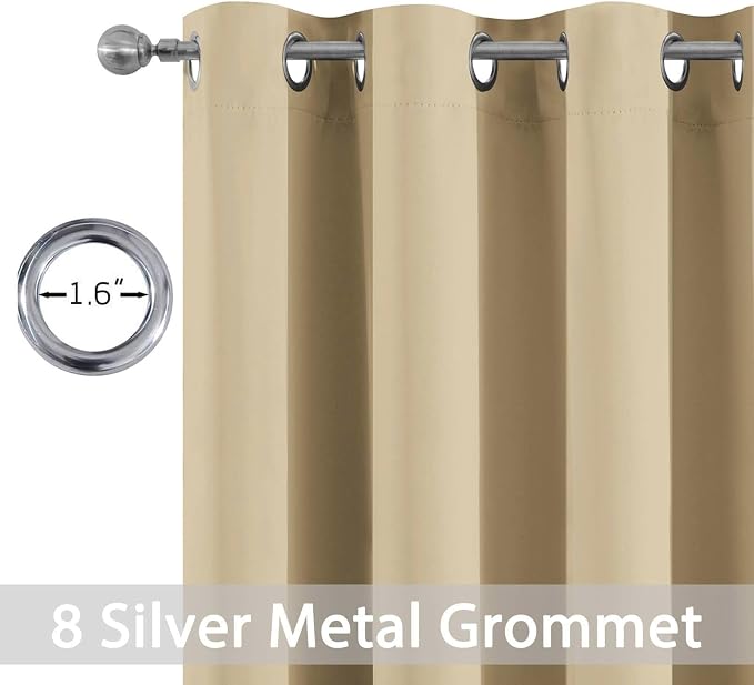 Yakamok 36 Inch Curtains Blackout Window Curtains - Image 2
