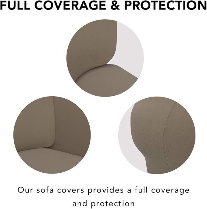 PureFit Super Stretch Chair Sofa Slipcover – Spandex Non Slip Soft Couch Sofa - Image 3