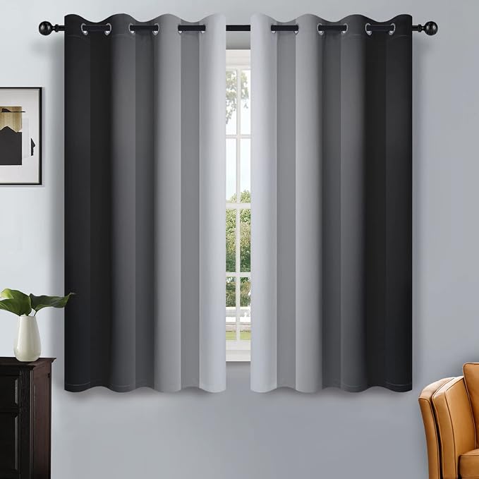 SimpleHome Ombre Room Darkening Curtains by SimpleHome