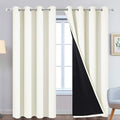 Yakamok 100% Blackout Curtains Thermal Insulated Curtain Panels by Yakamok