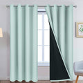 Yakamok 100% Blackout Lined Pair Curtains, Window Treatment Thermal Insulated by Yakamok
