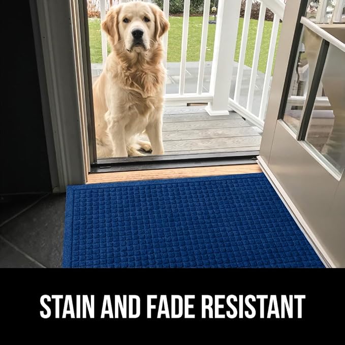 GORILLA GRIP® Ultra Absorbent Front Door Mat Outside Entrance, Traps Dirt and - Image 9