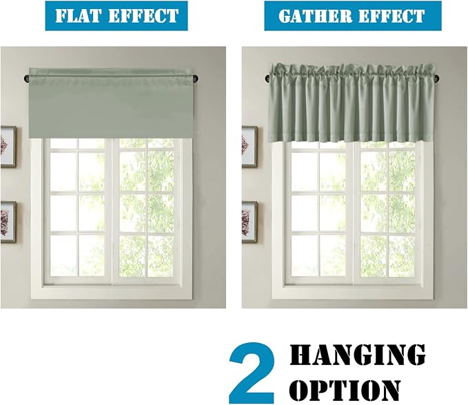 H.VERSAILTEX 2 Panels Blackout Valances - Image 6
