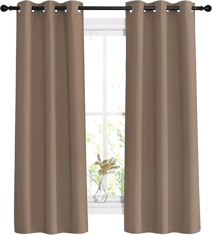 NICETOWN Blackout Window Curtains 63 inch Length by NICETOWN