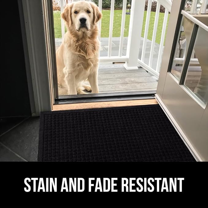 GORILLA GRIP® Ultra Absorbent Front Door Mat Outside Entrance, Traps Dirt and - Image 9
