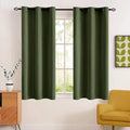 MIULEE Blackout Room Darkening Curtains Thermal Insulated Drapes Solid Window by MIULEE