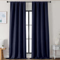 Simplebrand Navy Blue Blackout Curtains by Simplebrand