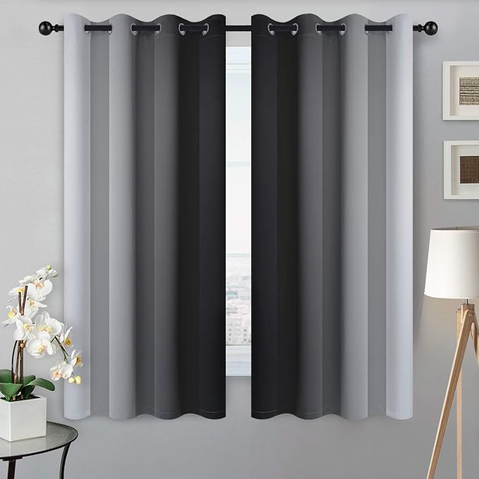 SimpleHome Ombre Room Darkening Curtains - Image 2