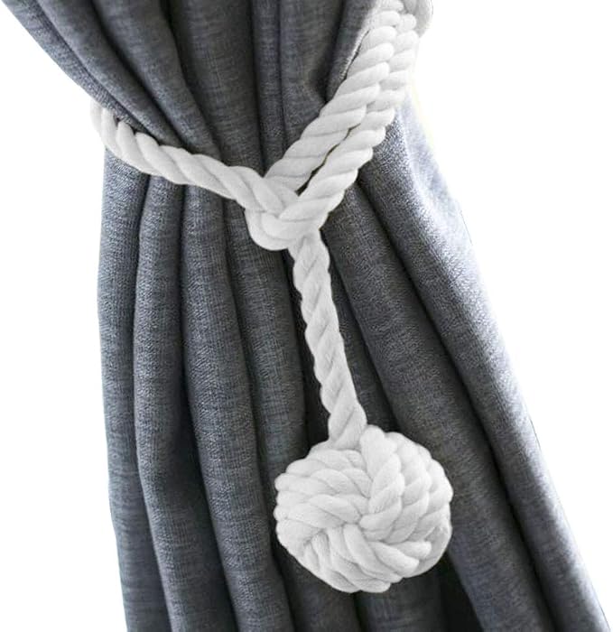Melaluxe 2 Pack Curtain Tiebacks by Melaluxe