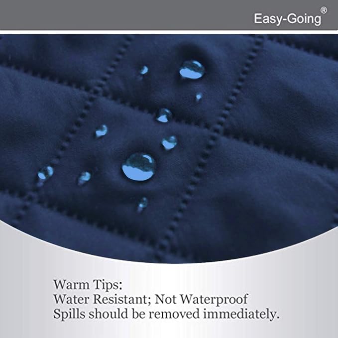 Easy-Going Reversible Couch Cover, 4 Seater Sofa, XX-Large Sofa, Water - Image 5