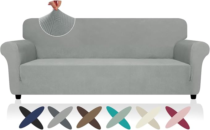 ZNSAYOTX Oversized Super Stretch Couch Cover, New Striped Sofa Covers - Image 7
