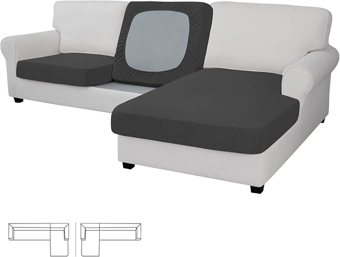Easy-Going Stretch 3 Pieces Couch Cushion Covers by Easy-Going