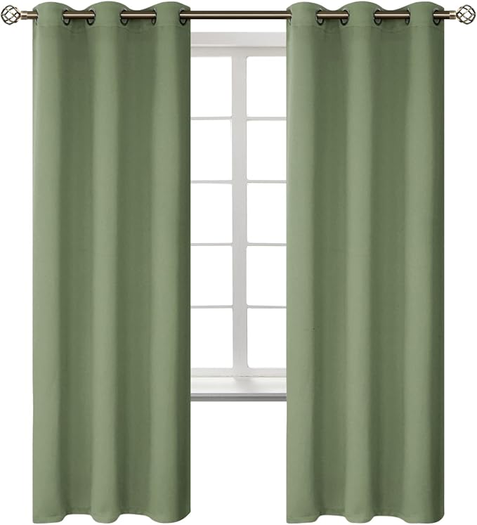 BGment Room Darkening Curtains 72 Inches Long by BGment