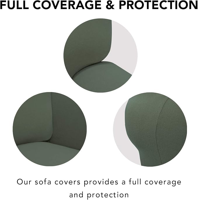 PureFit Super Stretch Chair Sofa Slipcover – Spandex Non Slip Soft Couch Sofa - Image 3