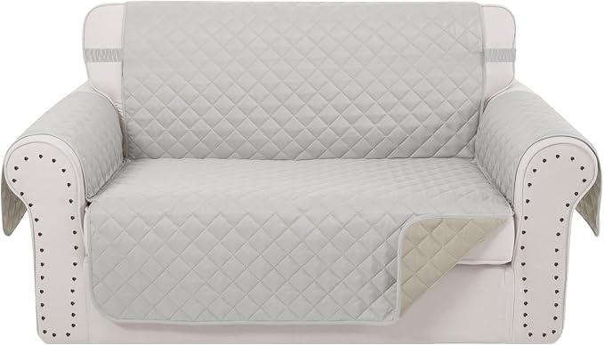 Reversible Loveseat Sofa Covers Couch Cover Furniture Protector by LuxshareHome