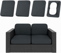 hyha 4Pcs Patio Cushion Covers, Stretch Outdoor Couch Cushion Covers, Washable by hyha