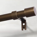 IFELS Heavy Duty Curtain Rods for Windows 66 to 120 Inch, 1 Inch Bronze Curtain by IFELS