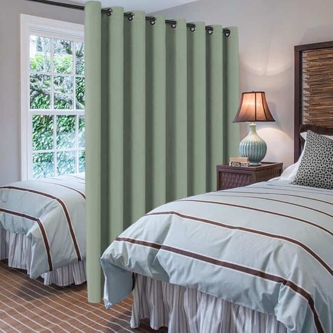 H.VERSAILTEX Blackout Patio Curtains 100 x 108 Inches - Image 2