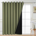 Yakamok 100% Blackout Extra Wide Thermal Insulated Curtains, Total Shade Patio by Yakamok