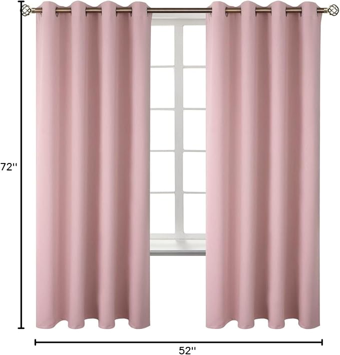 BGment Room Darkening Curtains 72 Inches Long - Image 9