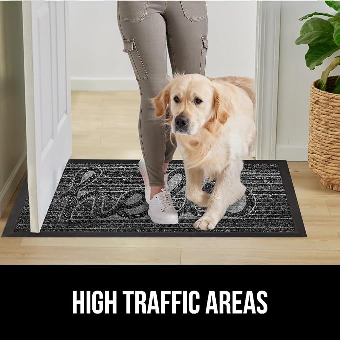 GORILLA GRIP 100% Waterproof All-Season WeatherMAX Doormat 35x23, US Designed - Image 6