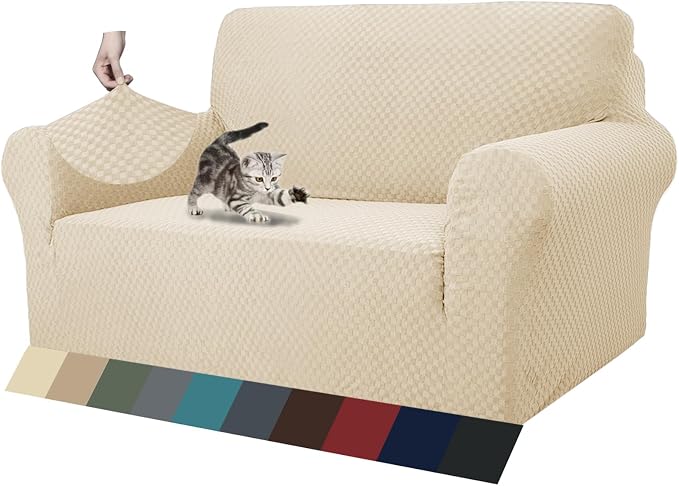 ZNSAYOTX 1 Piece Jacquard Couch Covers by ZNSAYOTX