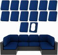 hyha 14Pcs Patio Cushion Covers, Stretch Outdoor Couch Cushion Covers by hyha