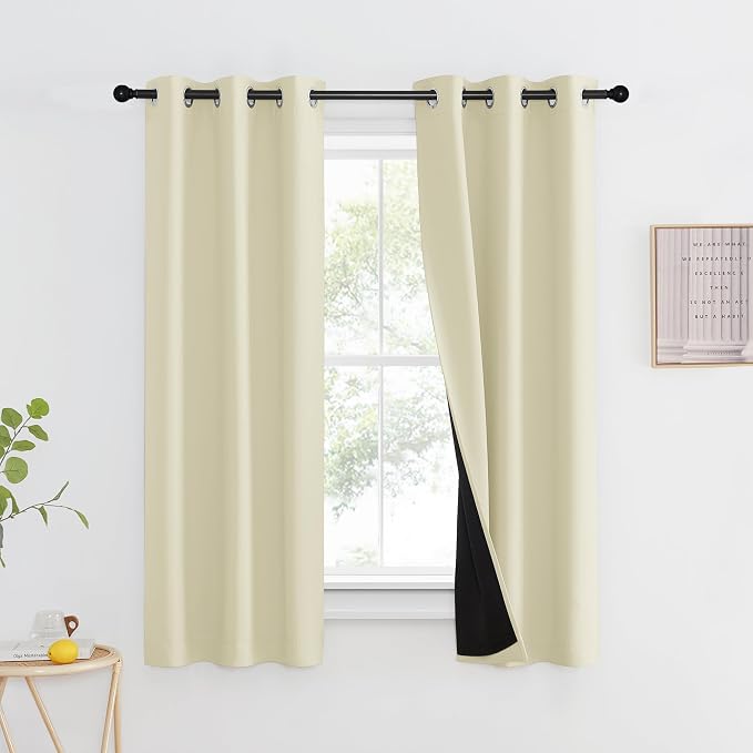 NICETOWN Living Room Completely Shaded Draperies, Privacy Protection & Noise by NICETOWN