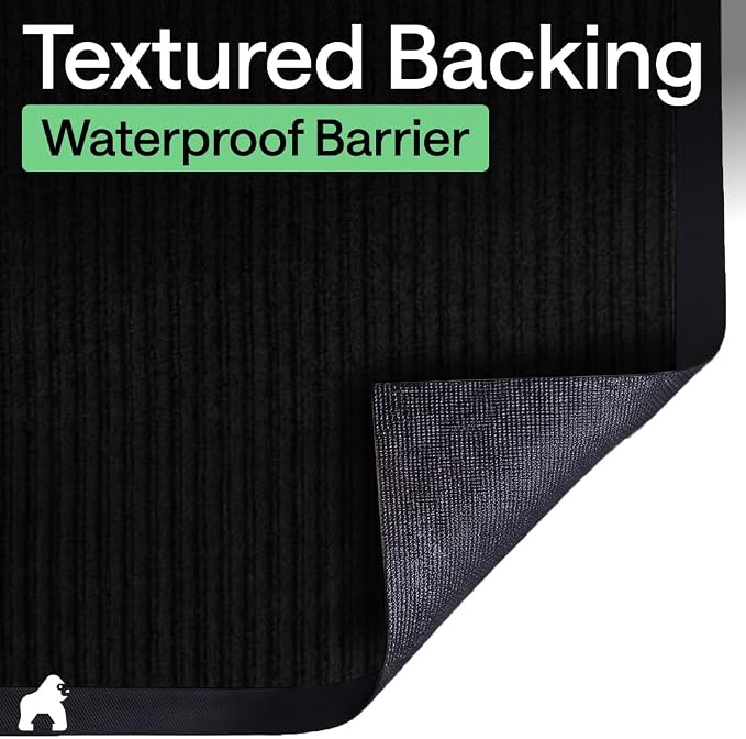 GORILLA GRIP Waterproof Traffic Guard Door Mat, Indoor and Outdoor Heavy Duty - Image 6