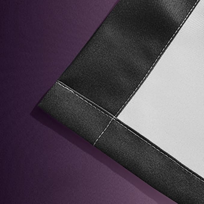 Yakamok Blackout Ombre Purple and Black Curtains - Image 7