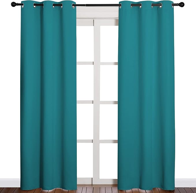 NICETOWN Room Darkening Curtains 84 inch Length 2 Panels, Thermal Insulated - Image 2