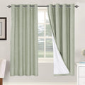 H.VERSAILTEX Linen Blackout Curtains 72 Inches Long 100% Absolutely Blackout by HVERSAILTEX