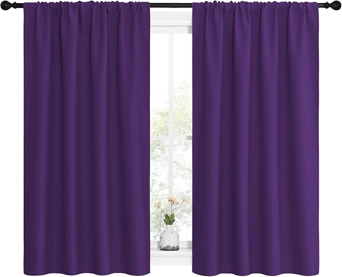 NICETOWN Kitchen Curtains, Short Blackout Curtains & Drapes, Home Decoration - Image 2