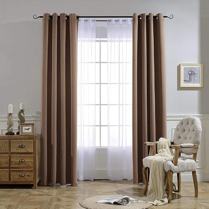 NICETOWN Light Reducing Grommet Curtains - Image 6